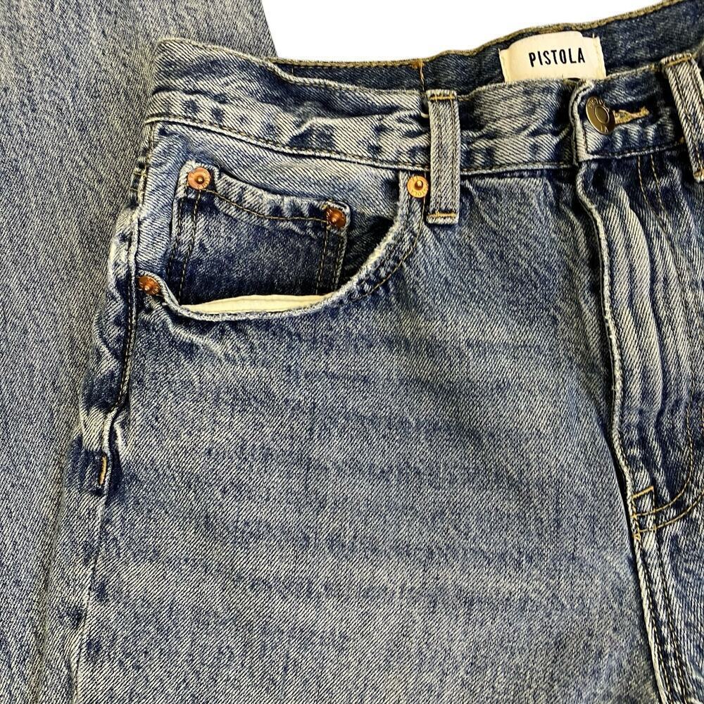 Pistola Sz 27 Keaton High Rise Slim Straight in Playday Wash 90s Ankle Casual - Picture 7 of 16
